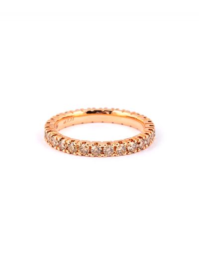 FEDINA ETERNELLE IN ORO ROSA 18KT CON DIAMANTI BROWN