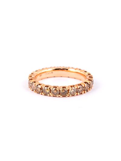 FEDINA ETERNELLE IN ORO ROSA 18KT CON DIAMANTI BROWN