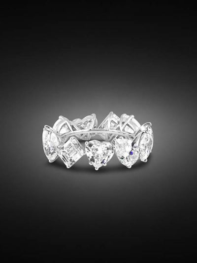 FEDINA ETERNELLE IN ORO BIANCO 18KT CON DIAMANTI TAGLIO MULTIPLO